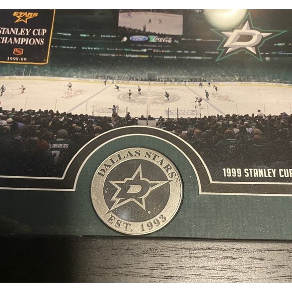 DALLAS STARS MINT COIN FRAMED ARENA/STADIUM PHOTO & COIN by HIGHLAND MINT – NEW - Picture 3 of 4
